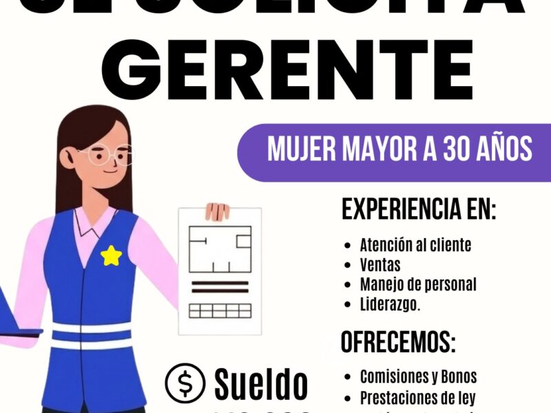 GERENTE DE TIENDA